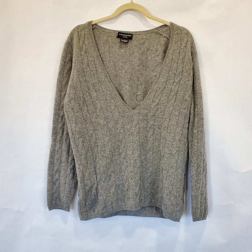 Sutton Studios Cashmere V Neck Sweater